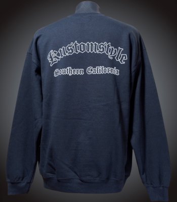 kustomstyle 롼ͥå åȥȥ졼ʡ 8.0oz΢ (KSSW2429BK) oldenglish outline crew sweat shirts 顼֥å