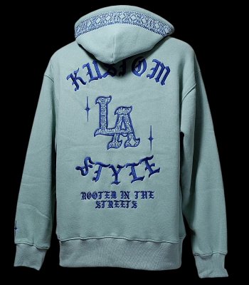 kustomstyle åȥץ륪Сѡ 10.0oz ΢ (KSP2424WGR) LA BANDANA pullover hoodie 顼꡼