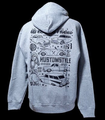 kustomstyle  US VERSUS THEM åȥץ륪Сѡ 8.0oz ΢ (KSUVT010PGY) pullover hoodie 顼졼