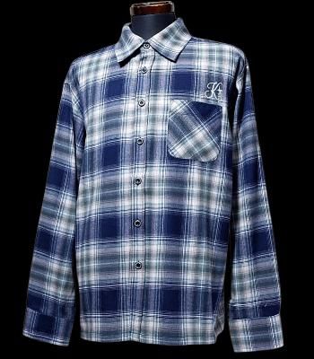 kustomstyle ॹ Ĺµå (SLS2431GRNY) starlite long sleeve check shirts 顼꡼ߥͥӡ