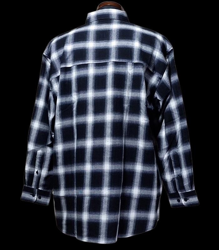 オンブレチェックシャツ　最終値下げ OMBRE CHECK SHIRT（オンブレチェックシャツ）[No_01-22-08-40