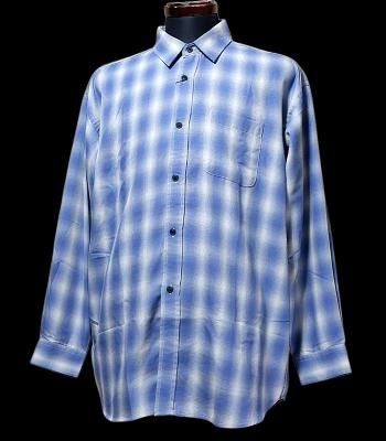 CIAO 㥪 Ĺµ֥å (ombre check shirts) 顼֥롼