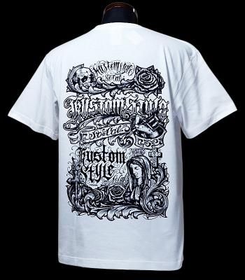 Tシャツ(ホワイト) - ZAP 【西海岸系ストリートファッションの
