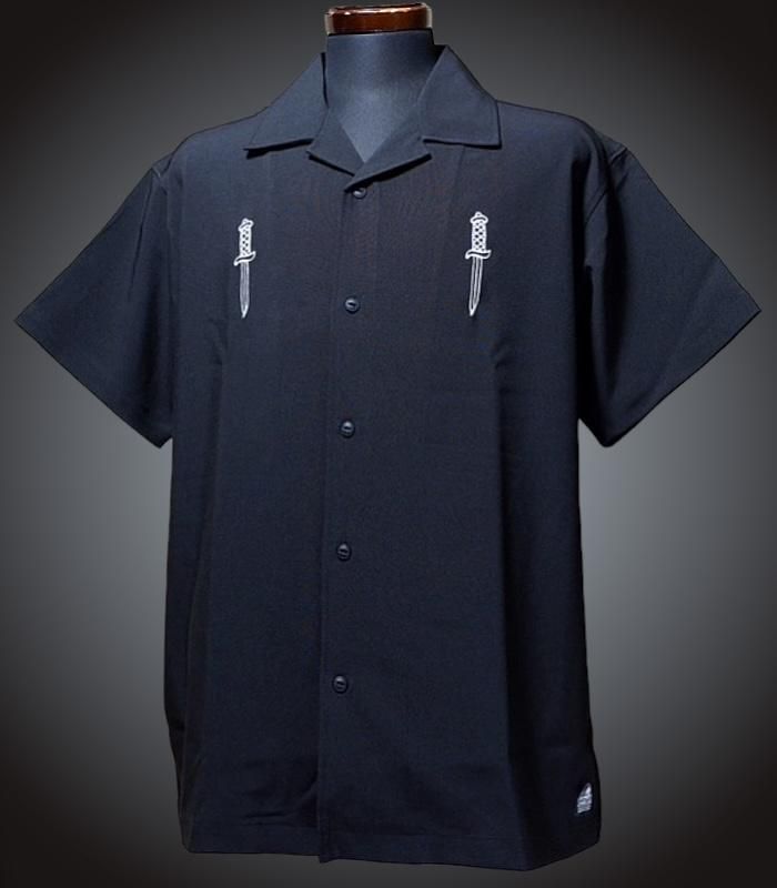 kustomstyle 長袖キューバシャツ (KSLS2107BK) longroof