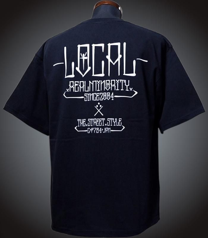 リアルマイノリティ　REALMINORITY Tシャツ　黒　S ヘビーウェイト RealMinority リアルマイノリティー Tシャツ (Local) 9.1oz LooseFit T