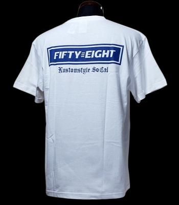 kustomstyleFIFTY EIGHT ॹߥեեƥ T (KSFE002TWH) TRU T-shirt 顼ۥ磻