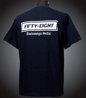 kustomstyleFIFTY EIGHT ॹߥեեƥ T (KSFE002TBK) TRU T-shirt 顼֥å
