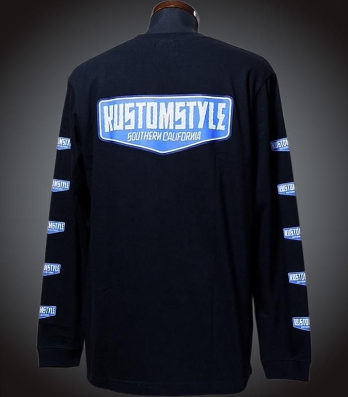 kustomstyle ロングスリーブTシャツ (KSTL2435BK) mg shield