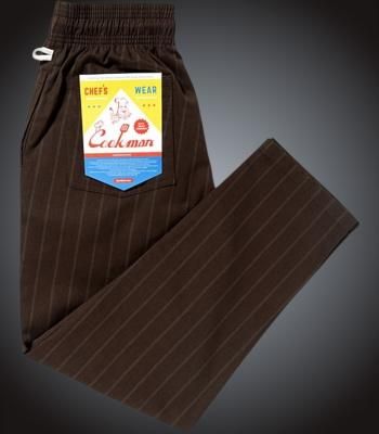 Cookman åޥ Chef Pants եѥ 롼եå ѥ (Stripe Muddy Coffee) åѥ 顼ҡ