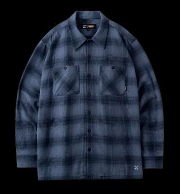 BLUCO ֥륳 Ĺµ֥å եͥ륷 (OMBRE CHECK FLANNEL SHIRT) 顼ͥӡ