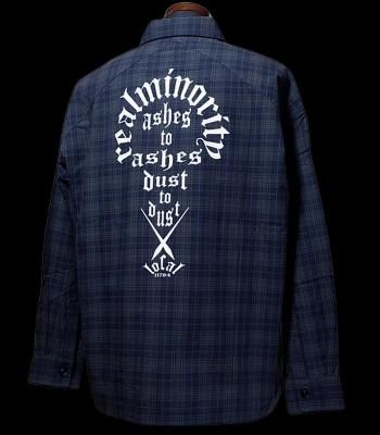 RealMinority ꥢޥΥƥ Ĺµå (Live in the now) check shirts 顼꡼