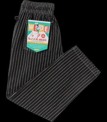 Cookman åޥ Chef Pants 롼եå ߥ磻ɥѥ (Chef Pants Semiwide Wabash Denim Black) 顼֥å