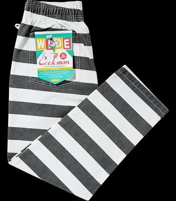 Cookman åޥ Chef Pants ߥ磻ɥѥ (Chef Pants Semiwide 11oz Washed Duck Canvas Border) 顼졼