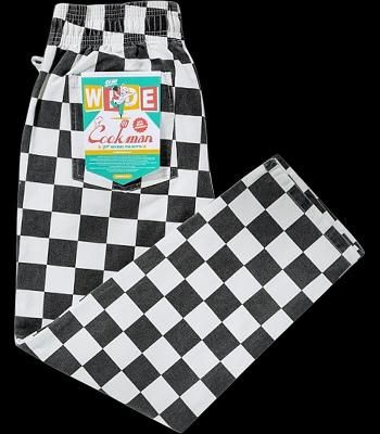 Cookman åޥ Chef Pants ߥ磻ɥѥ (Chef Pants Semiwide 11oz Washed Duck Canvas Checker) 顼졼