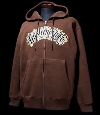 kustomstyle åץå åȥѡ 10.0oz ΢ (KSP2513BR) havoc- zip up hoodie 顼֥饦