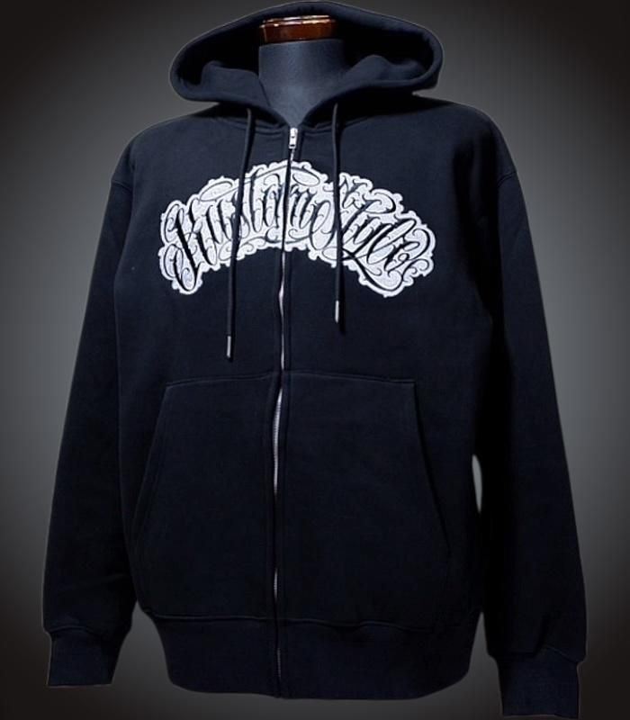 kustomstyle ジップアップ スウェットパーカー 10.0oz 裏起毛