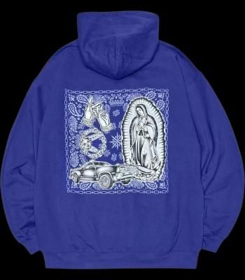 kustomstyle å ץ륪Сѡ 8.4oz ΢ (KSP2501CBL) conquista pullover hoodie  顼Хȥ֥롼