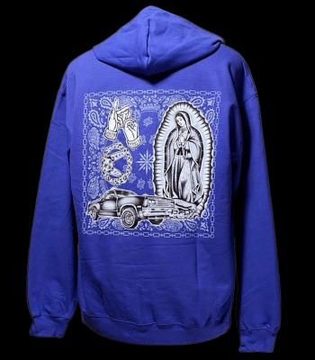 kustomstyle å ץ륪Сѡ 8.4oz ΢ (KSP2501CBL) conquista pullover hoodie  顼Хȥ֥롼