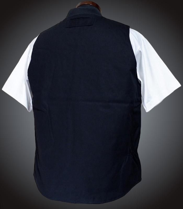 新品　BLUCO ダークインディゴ ベスト F BLUCO ブルコ リブカラーベスト (RIB COLLAR DUCK VEST) カラー