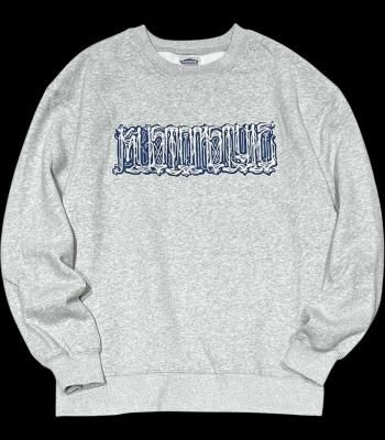 kustomstyle ॹ 롼ͥå åȥȥ졼ʡ 10oz΢ (KSSW2520ASH) chavo logo crewneck sweat 顼å奰졼