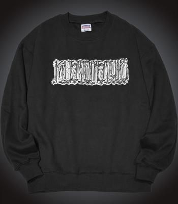 kustomstyle ॹ 롼ͥå åȥȥ졼ʡ 10oz΢ (KSSW2520BK) chavo logo crewneck sweat 顼֥å