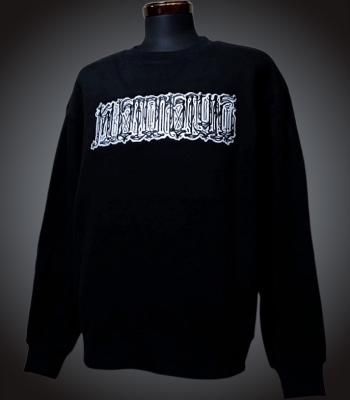 kustomstyle ॹ 롼ͥå åȥȥ졼ʡ 10oz΢ (KSSW2520BK) chavo logo crewneck sweat 顼֥å