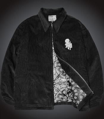 kustomstyle ǥ 㥱å (KSHWJ2521BK) K/S rose bandana corduroy jacket 顼֥å