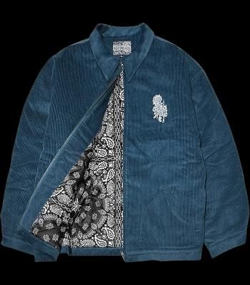 kustomstyle ǥ 㥱å (KSHWJ2521BL) K/S rose bandana corduroy jacket 顼쥤֥롼