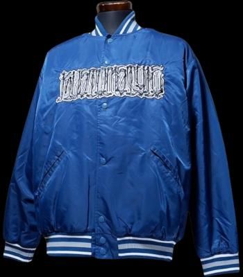 kustomstyle ナイロン スタジアムジャケット (KSHWJ2520BL) chavo logo nylon stadium jacket カラー:ブルー