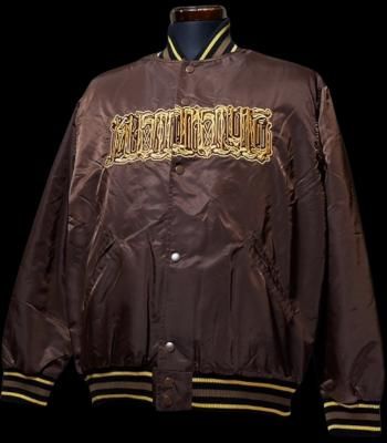 kustomstyle ʥ ॸ㥱å (KSHWJ2520BR) chavo logo nylon stadium jacket 顼֥饦