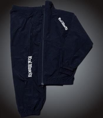 RealMinority ナイロン ジャケット&パンツ 上下セット(REAL MINORITY) Nylon Jacket & Pants カラー:ブラック