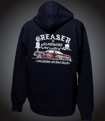 Greaser ꡼ åȥץ륪Сѡ 12.7oz ΢ѥ (GUNTHRES x GREASER_FIRME RANFLA_HOODIE) 顼֥å