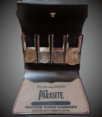 parasite パラサイト レザーコインキャッチャー(coin catcher)　カラー：ブラウン