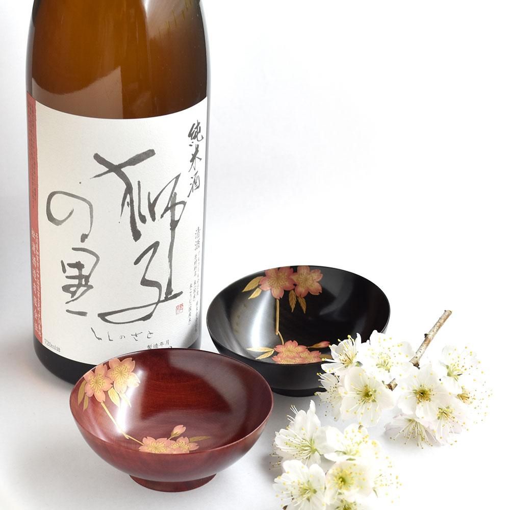 高蒔絵　盃　漆 AG95 輪島塗 大盃 盃台 金蒔絵 高盛蒔絵 鶴図 木製漆塗 木