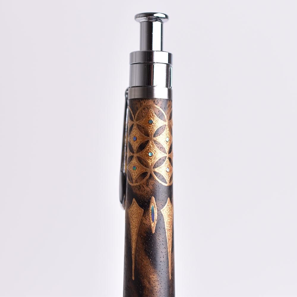 予約販売】七宝蒔絵 黒柿ボールペン - うるしアートはりや通販