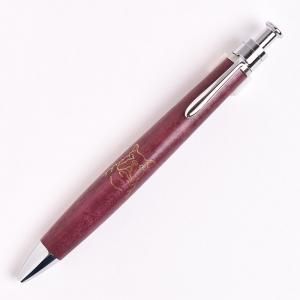 予約販売】鮎蒔絵 黒柿ボールペン - うるしアートはりや通販
