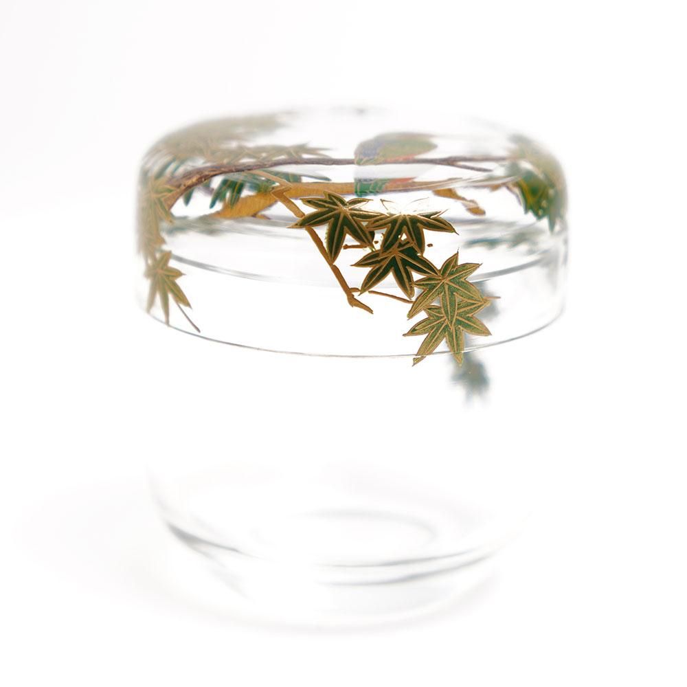 蒔絵　青松梅図　棗 予約販売】八橋蒔絵 中棗 - うるしアートはりや通販｜針谷蒔絵