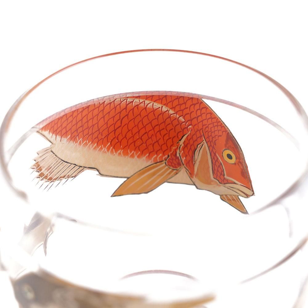 N.Rudisuhli 魚と少女のアクリル画 魚群蒔絵 中棗 - うるしアートはりや通販｜針谷蒔絵