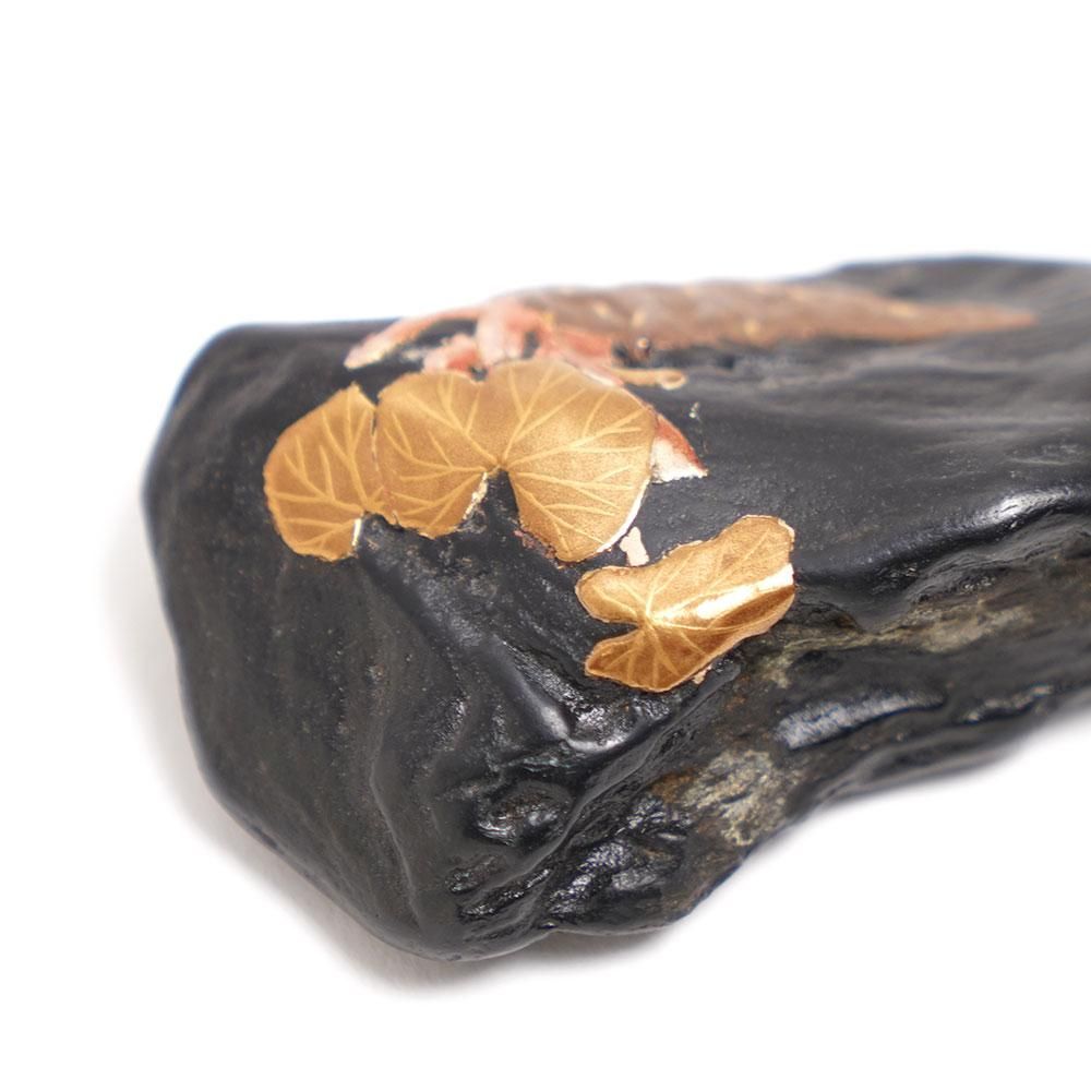 山葵蒔絵 珪化木ペーパーウェイト - うるしアートはりや通販