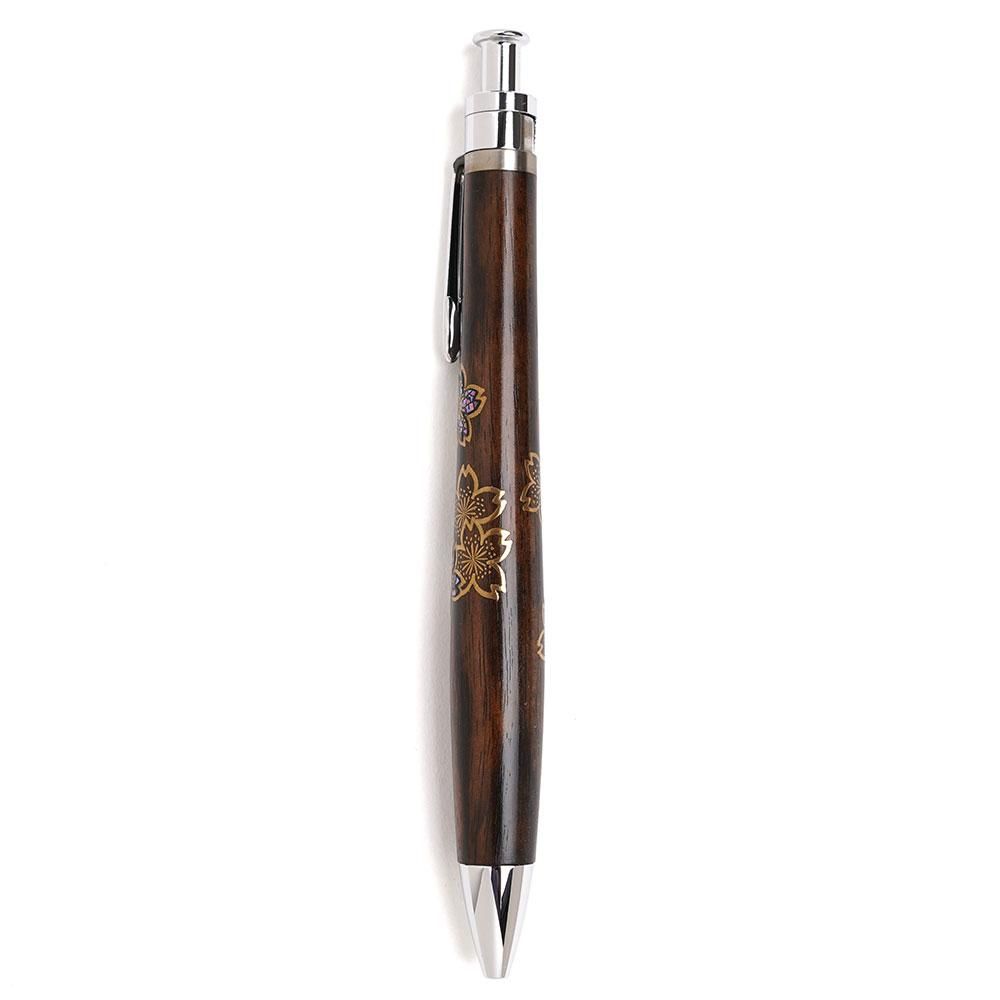 予約販売】桜蒔絵 黒柿ボールペン - うるしアートはりや通販