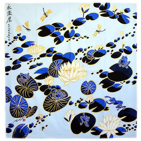 永楽屋×木村英輝 大判風呂敷〈Happiness Frogs〉|Ki-Yan Stuzio ONLINE