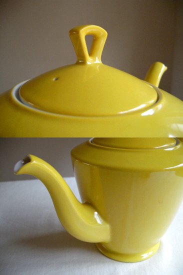 日本陶器会社オールドノリタケ ティーポット 黄色 - ANTIQUE belle WEB 