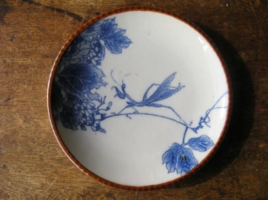 伊万里焼 カマキリ印判中皿【A】 - ANTIQUE belle WEB SHOP