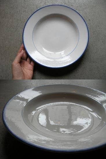 洋皿 青ライン - ANTIQUE belle WEB SHOP 洋皿 青ライン - ANTIQUE belle WEB SHOP