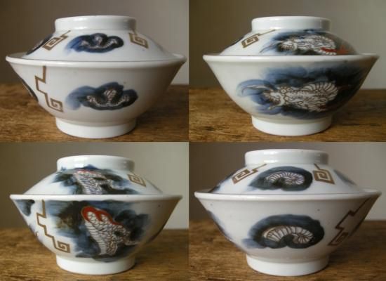 伊万里焼 蓋碗 雷と雲龍 - ANTIQUE belle WEB SHOP