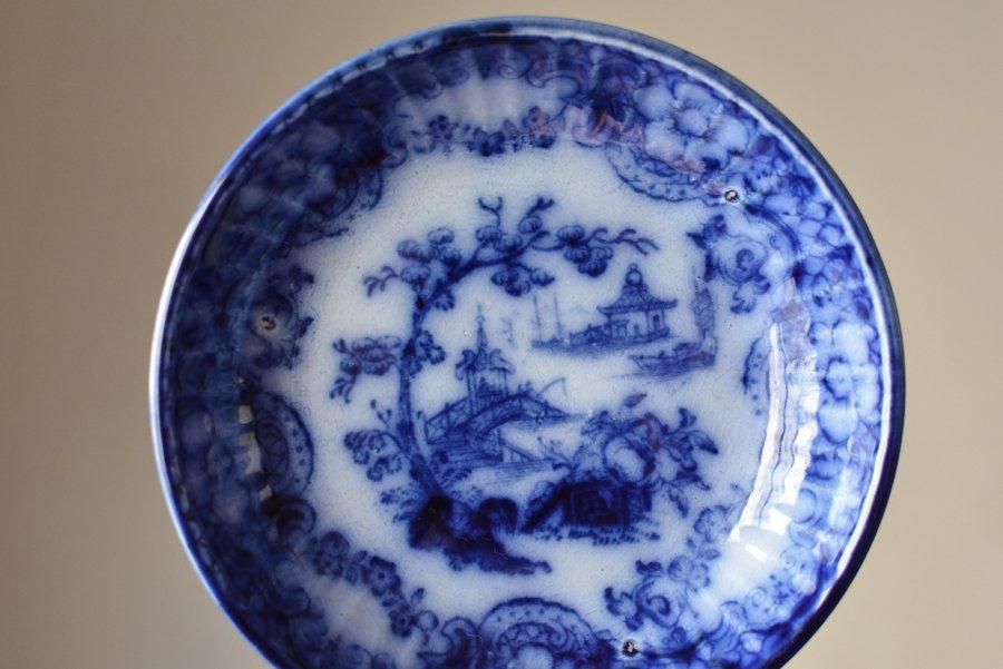 イギリス DAWSON社 シノワズリ小皿 - ANTIQUE belle WEB SHOP