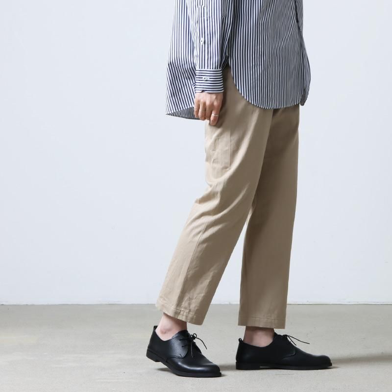 YAECA (ヤエカ) CHINO CLOTH PANTS PIPED / チノクロスパンツパイプド