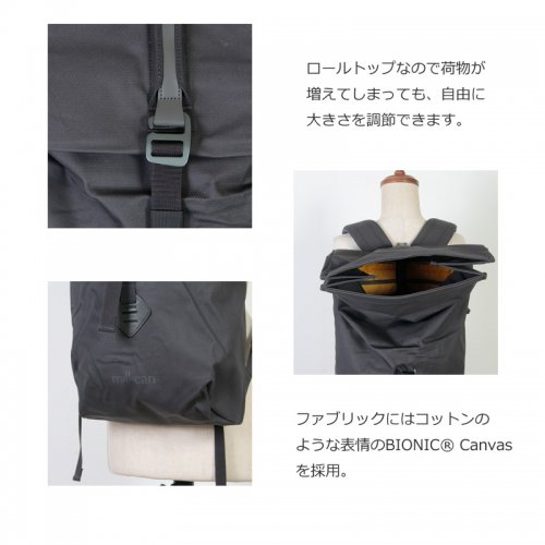 millican (ミリカン) The Roll Pack 18L / ザ ロール パック 18L