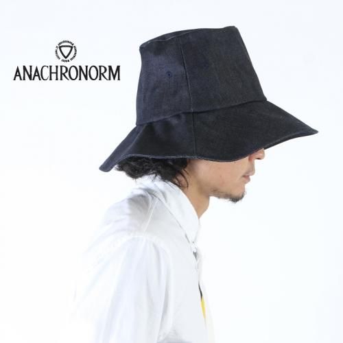 DECHO (デコー) ×ANACHRONORM BIG WAX HAT INDIGO / ビッグワックスハット インディゴ