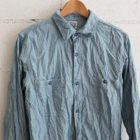 or Slow CHAMBRAY SHIRTS-֥졼- color:99 BLEACH